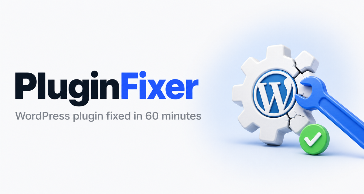 PluginFixer. Cấp cứu plugin WordPress.